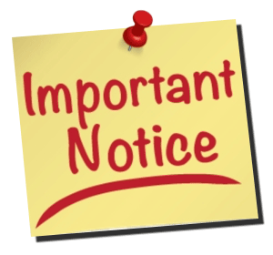 Important Notice